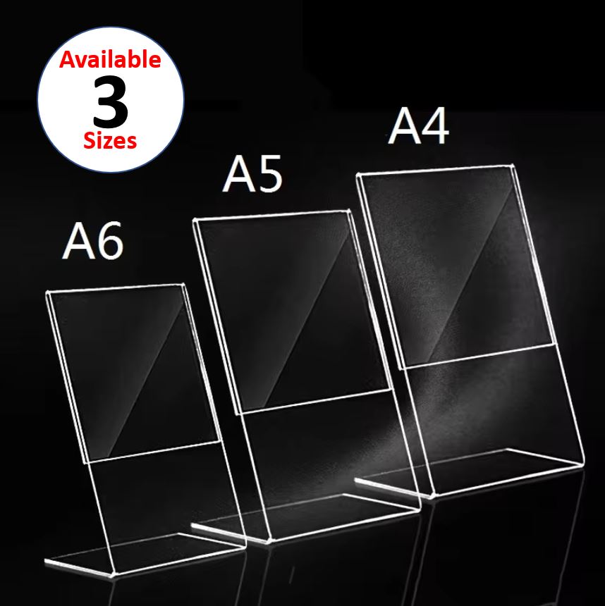Acrylic Menu Display Stand
