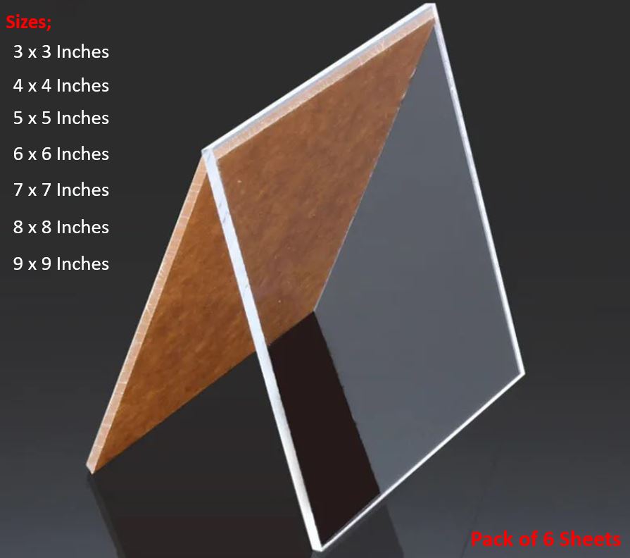 Square Transparent Acrylic Sheets