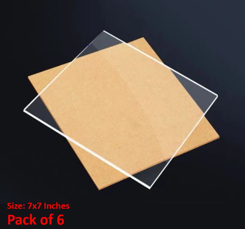 Square Transparent Acrylic Sheets