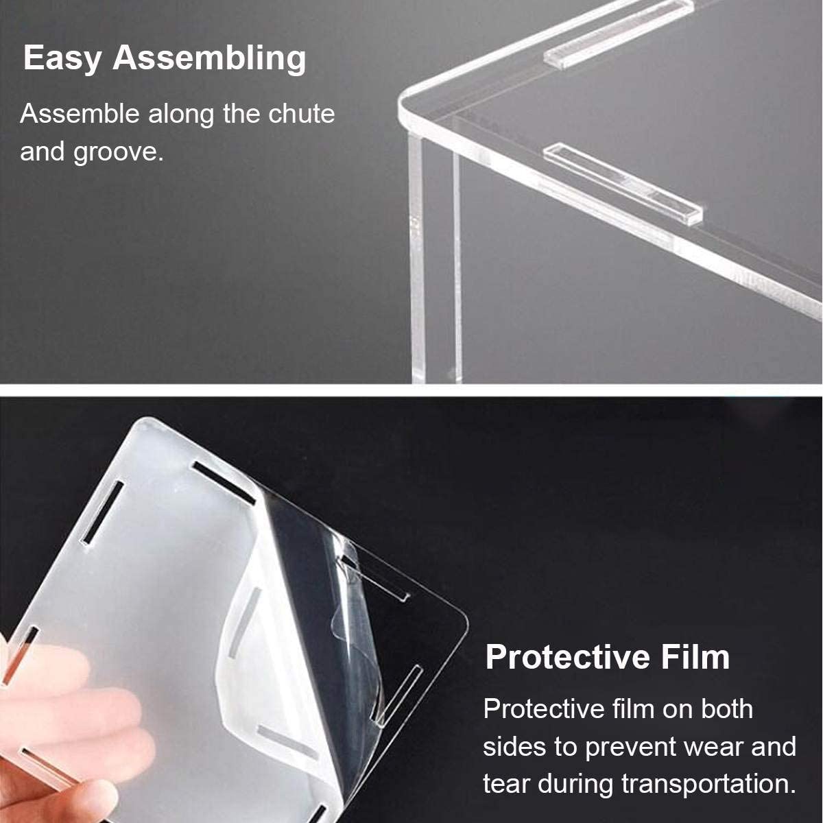 Acrylic Display Box for Organizing Action Figures Toys
