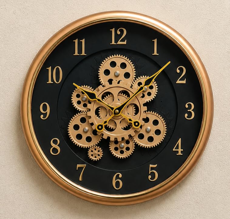 Luxury Decorative Wall Clock for Living Room, Bedroom & Office
