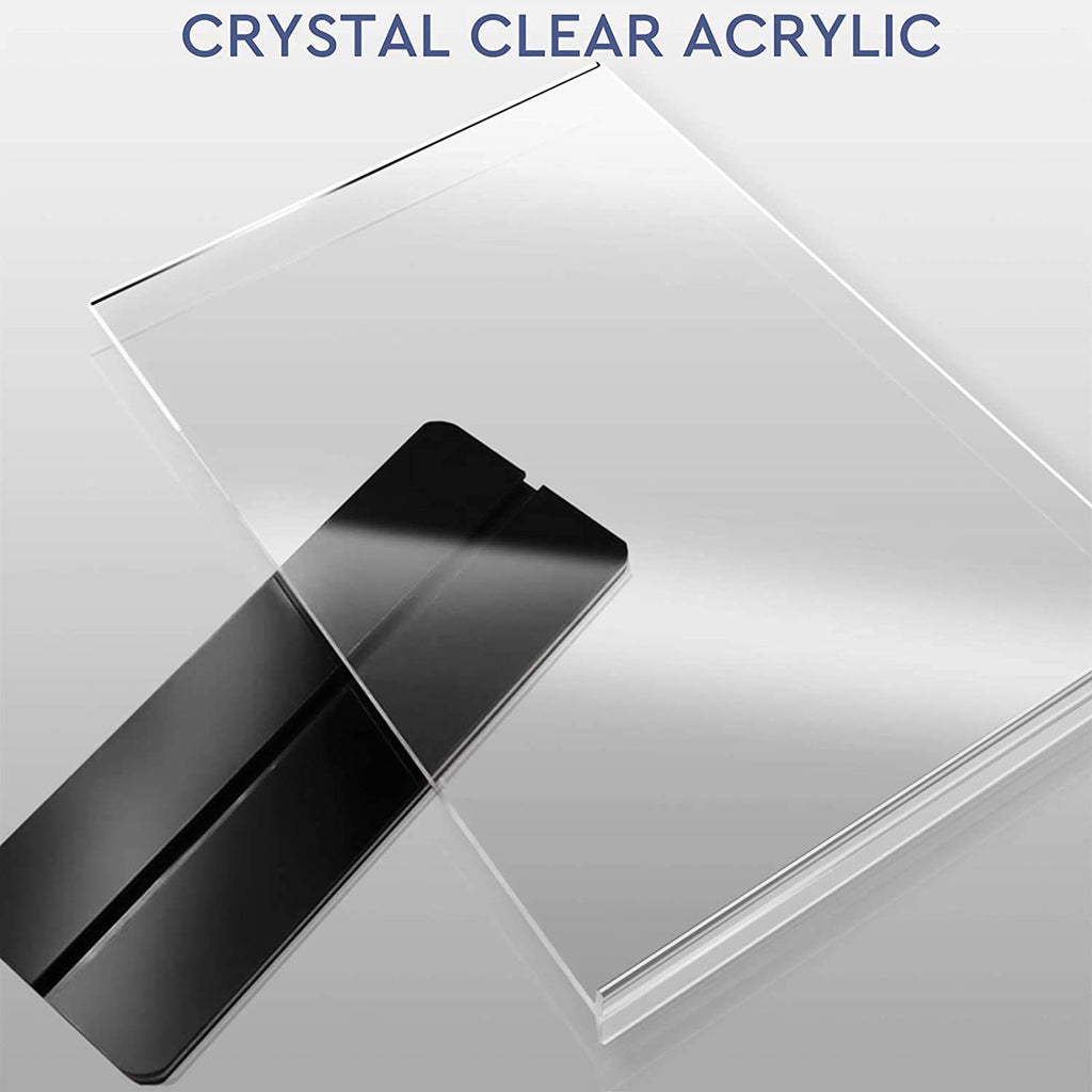 A4 Double Side T Shape Acrylic Sign Holder Display Stand