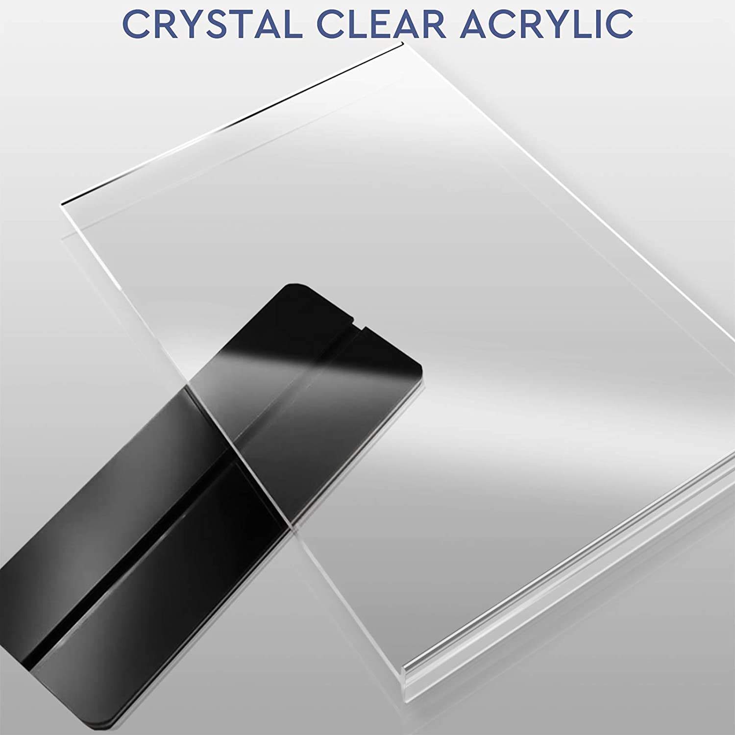 A4 Double Side T Shape Acrylic Sign Holder Display Stand