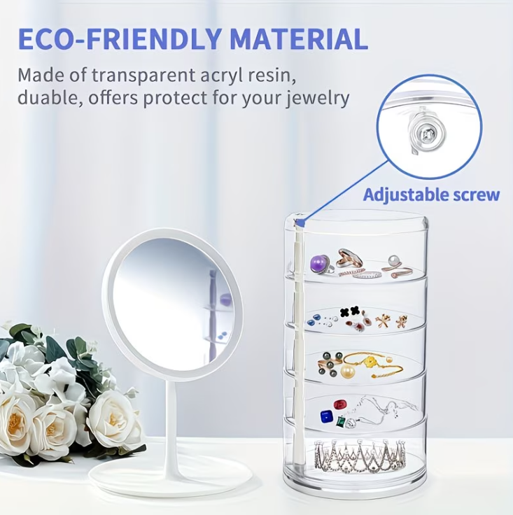 5 -Tier Jewelry Organizer Dust Free