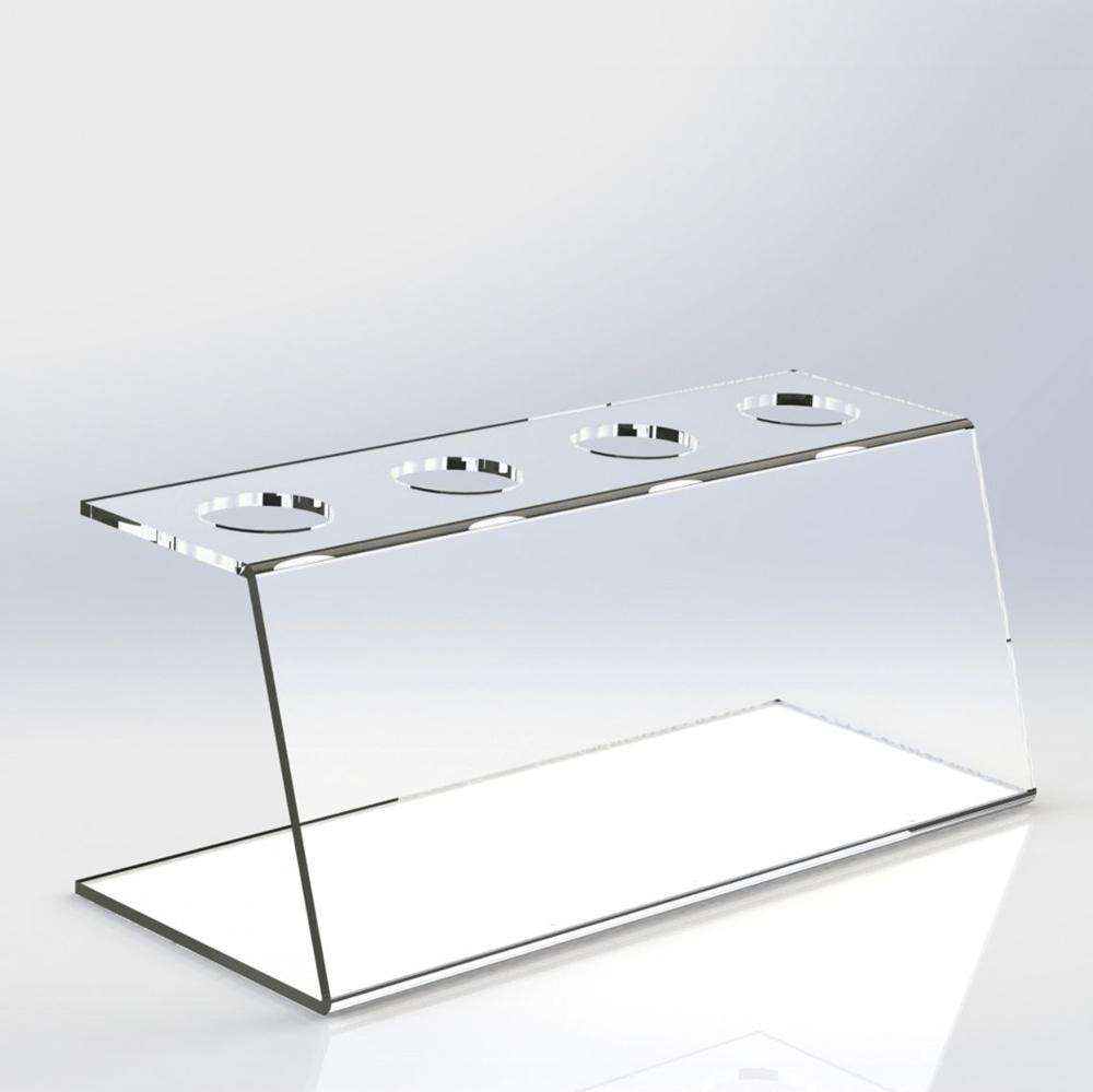 Clear Acrylic Ice Cream Cone Holder Stand