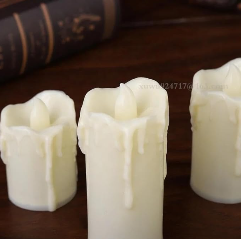 LED Light Up Candles - Set of 3