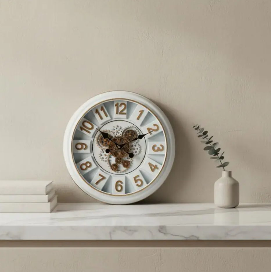 Luxury Decorative Wall Clock for Living Room, Bedroom & Office
