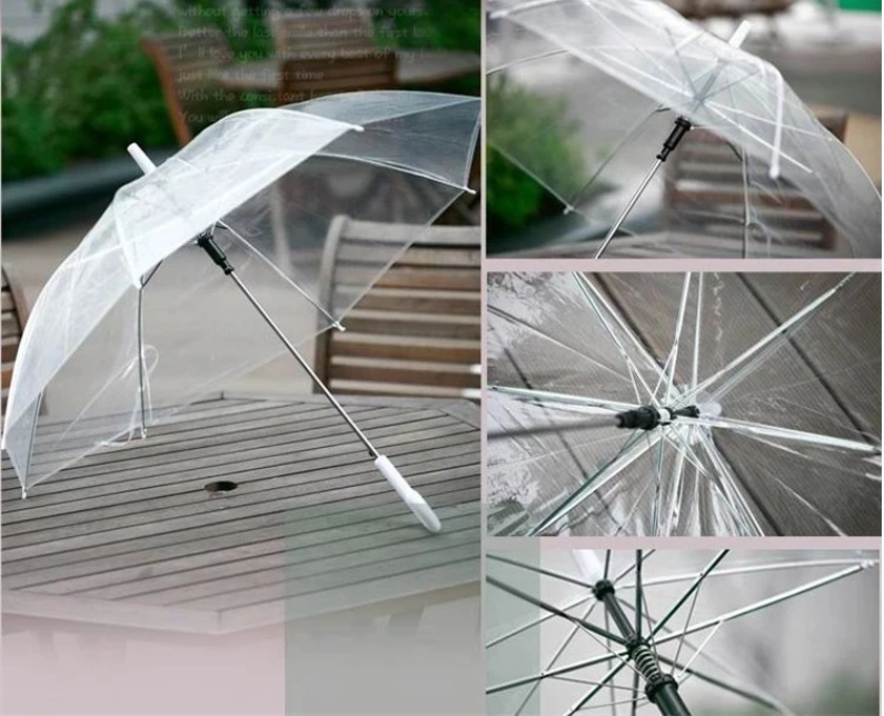 Portable Transparent Clear Umbrella