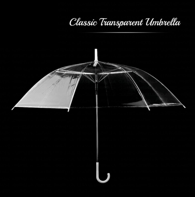 Portable Transparent Clear Umbrella